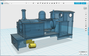 Big day today! All RAR steam locomotives now has latest cylinders included and also uploaded to Shapeways. That finishes this adventure. Ian Bull has teased me with a wonderful picture of the Coehorn loco, which I also started but not sure yet when it wil