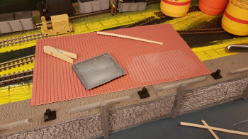 The solution to the mystery is quite puzzling.. The glue appeared transparent only now, but looking at first two photos below it is proven that it always been so.. (both are transparent, in the new mold and so on the ready-made roof tile sheet) The white.