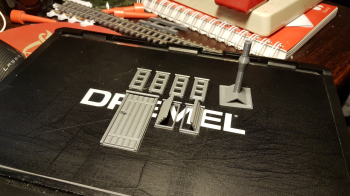 Last night I did print these details to the Galtströms crane. You might wonder why I print so much and not much else.. Simple reason for that, during work days I am rather drained on energy in the evenings, but click start on the printer is not that hard