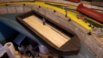 The Gothenburg barge is done! Lower deck in place, painted and weathered to hopefully look very old .. as if used for timber many years back. Bollards, or what you call it when on a boat/ship is in place to. Quay side also got it´s last ....