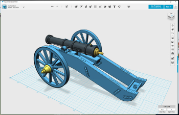 A bit odd to start this new section with an exception, but the cause is simply lack of the correct measures for a Carolean cannon. This is instead a french cannon from the 1800s I found the measures for, to start with until I get the swedish ones. The..