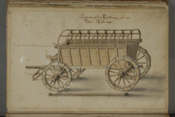 The supply wagon was done today! These were used for both ammunition and general supplies.