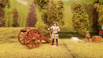 Assembled and painted both the cannon and my new carolean gunner this afternoon. To have somewhere to place them I made this quick first diorama. I will do much more advanced ones later on.