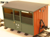 TM11 -- FR open observation coach (Porthole Zoo car) , circa 1930.