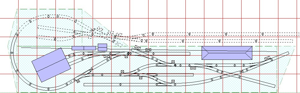 Trackplan over Aspendale Depot