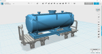 Third item in the Nitro Nobel wagon series, the tank wagon.