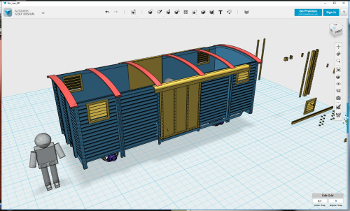 3D model during build 