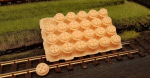 Mission for this weekend was to print some 0n18 wheels for my friend Hans, but since the machine was up and running I took the opportunity to print some more. First choice was these french WW1 pechot 3-axle heavy duty bolster bogies.