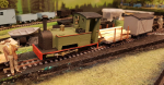 My modelling mojo has been very low for a while, but today I found myself in the cave painting the loco and wagons.