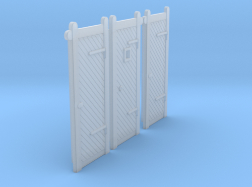   Toilet doors