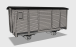 A 1:87 scale model of a swedish VGJ goods van made from original drawings. Intended for 10.5mm gauge, since this is a three foot gauge vehicle, but any gauge 9-12 mm could be set since the chassis are in two parts. Is already available at .....