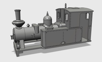 A 1:45 scale model of the swedish VGJ22 Tallås loco made from original drawings. This loco was originally built for VGJ but was later sold to BLJ and today remains in good condition at Tallås in Sweden. Intended to put on top of a Fleischmann MagicTrain