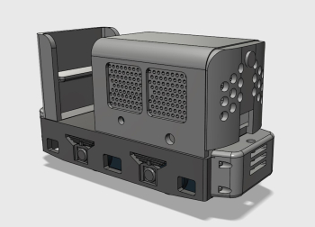 This is a loco I did draw many years ago for ShapeWays. This is a new version 