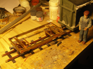 This month I have started on building a closed van for finished products.