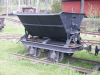 Pict1422 -- this and next image, the woodcoal wagon, is 762mm gauge, therefor on seperate track.