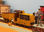 Mine locomotive BBA 360 in 120mm scale.